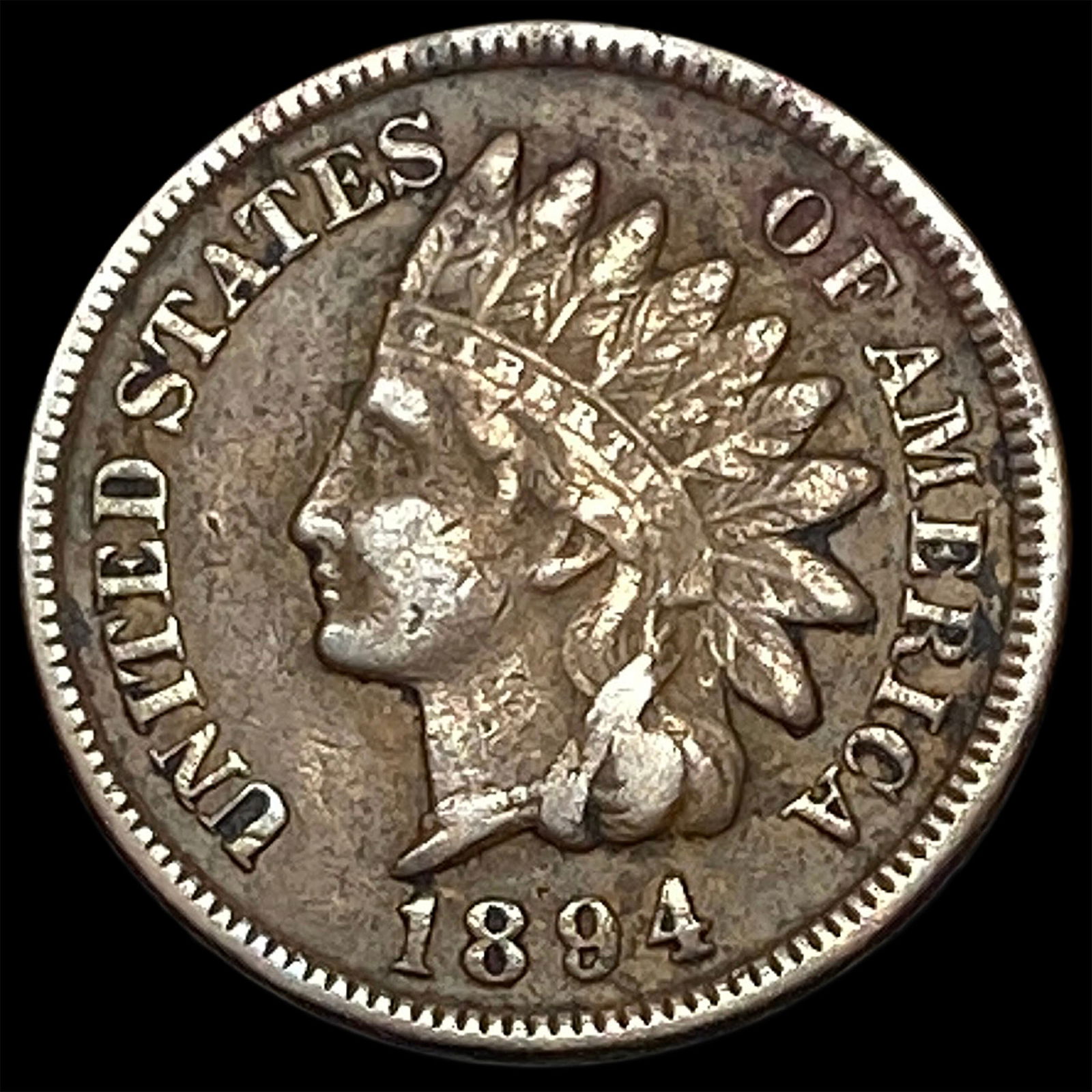 1894 Indian Head Cent NEARLY UNCIRCULATED (1 of 2)