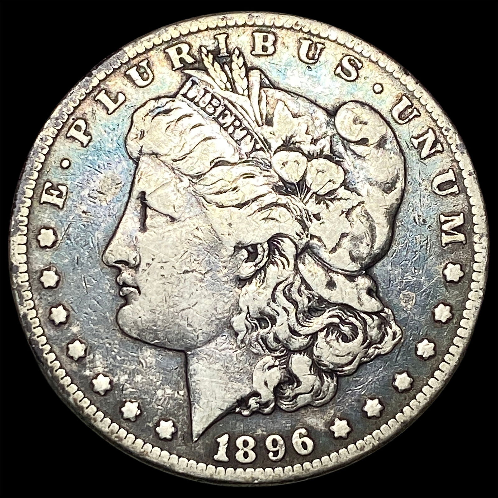 1896-S Silver Morgan Dollar LIGHTLY CIRCULATED: 1896-S Silver Morgan Dollar LIGHTLY CIRCULATED