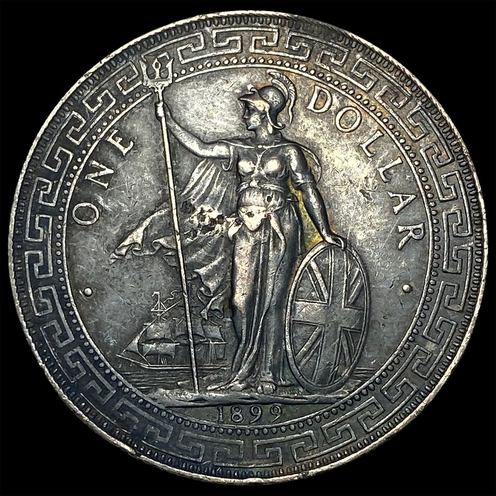 1899 Silver British Trade Dollar CLOSELY UNCIRCULATED (1 of 2)