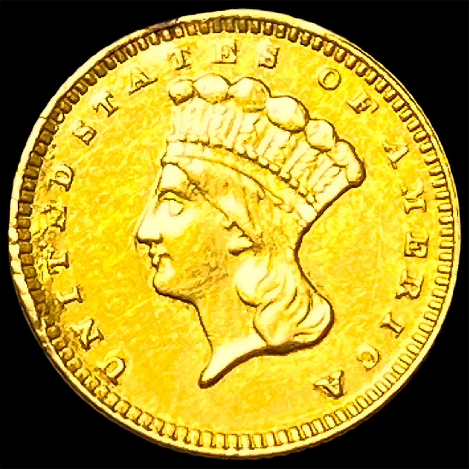 1854 Indian Princess Head Gold Dollar Type 2 HIGH GRADE (1 of 2)