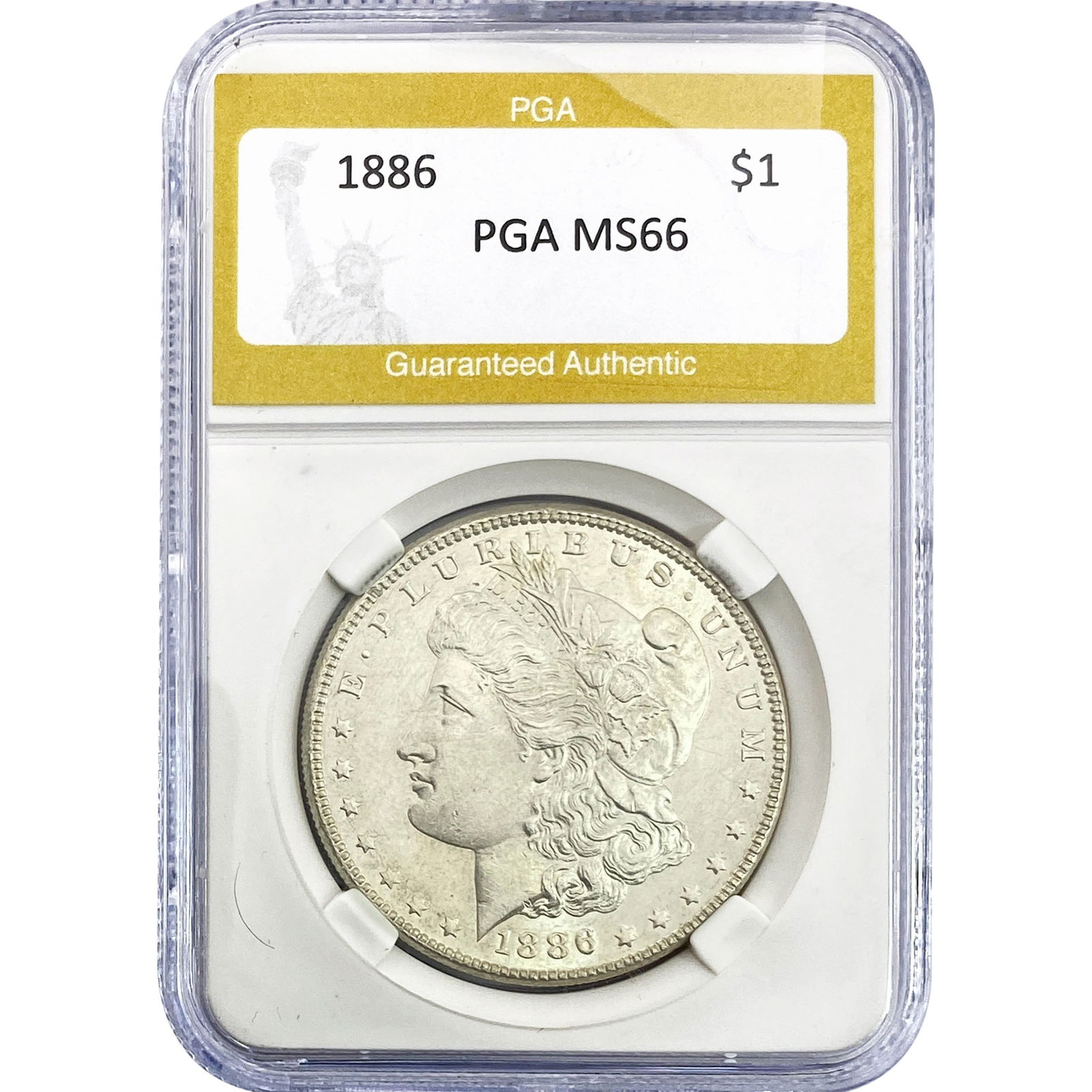 1886 Morgan Silver Dollar PGA MS66 (1 of 2)
