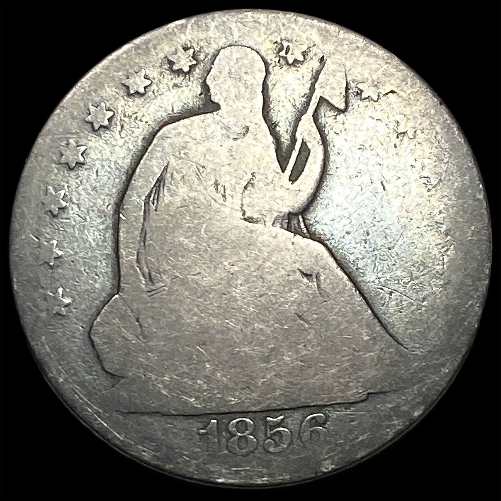 1856-O Silver Half Dollar NICELY CIRCULATED (1 of 2)