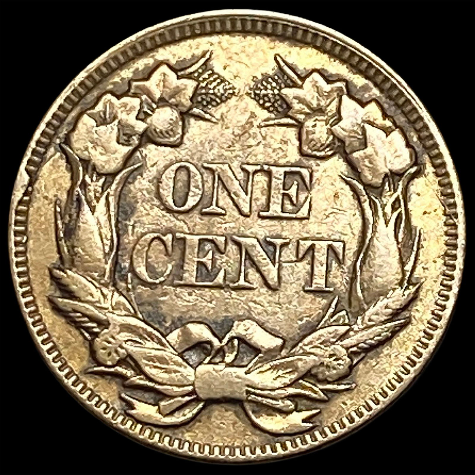 1857 Flying Eagle Cent NEARLY UNCIRCULATED - 2