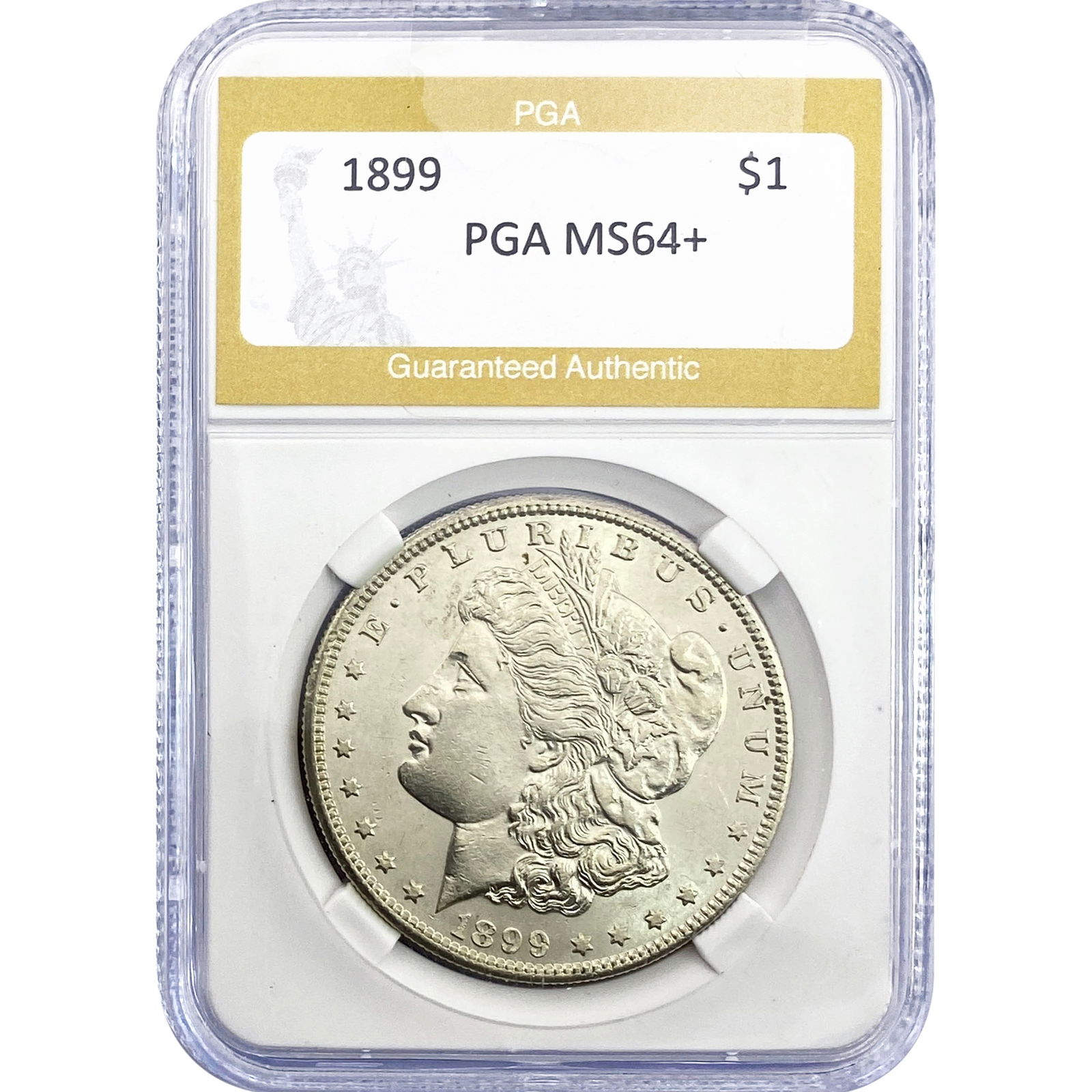 1899 Morgan Silver Dollar PGA MS64+: 1899 Morgan Silver Dollar PGA MS64+