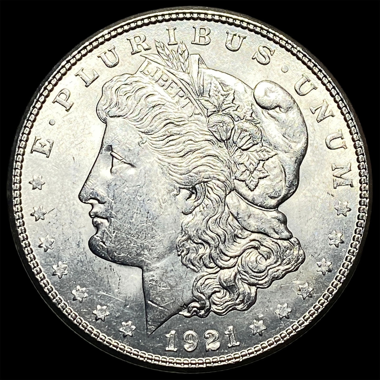 1921 Silver Morgan Dollar CHOICE BU (1 of 2)