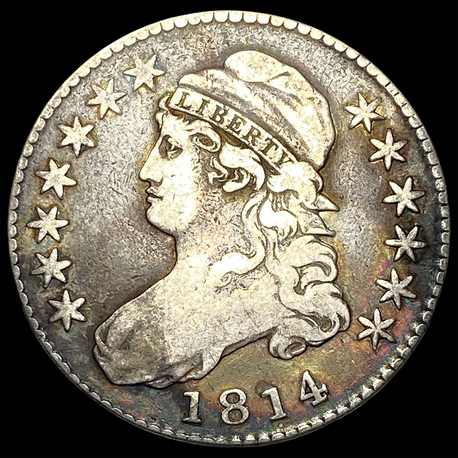 1814 Capped Bust Half Dollar ABOUT UNCIRCULATED (1 of 2)