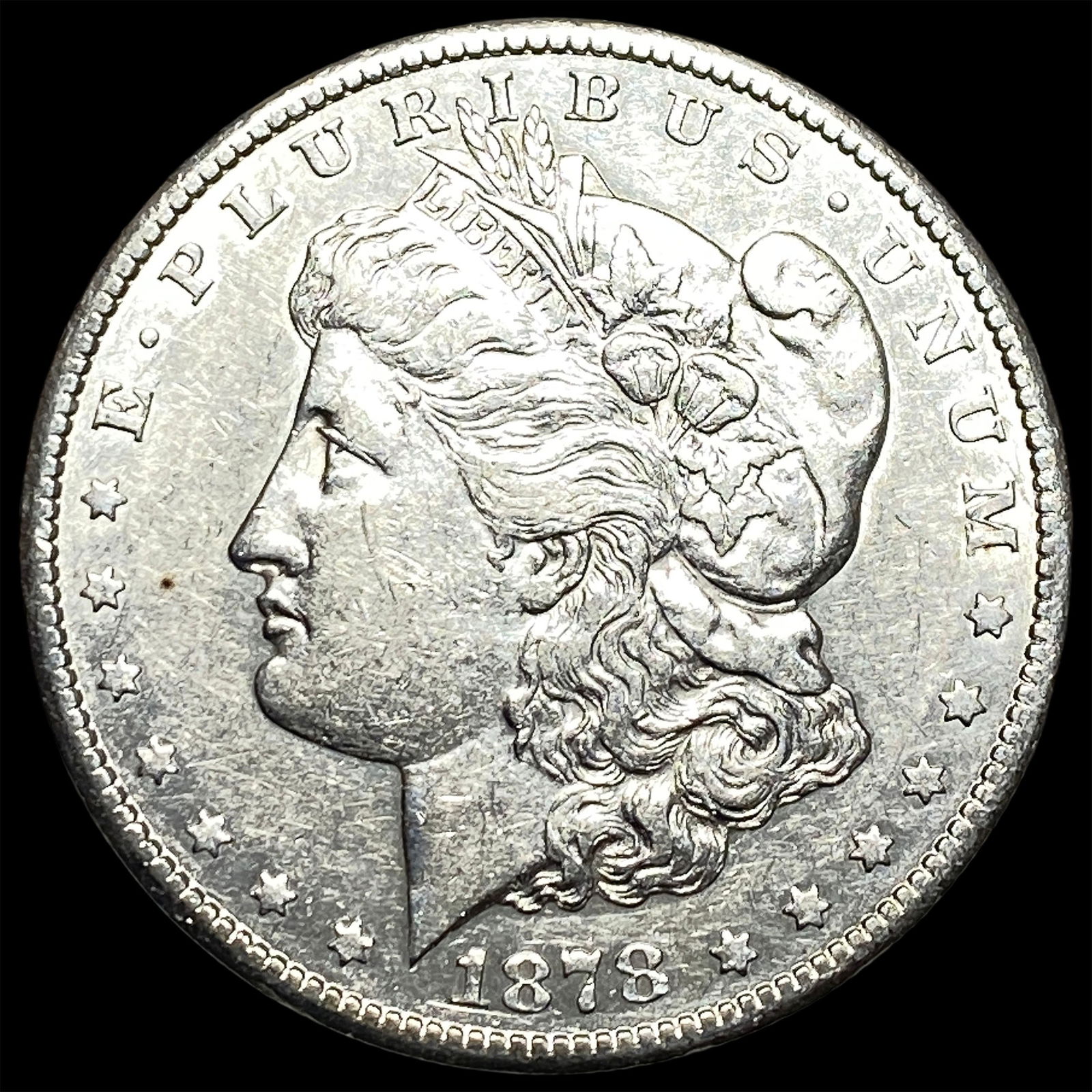 1878-S Silver Morgan Dollar CLOSELY UNCIRCULATED (1 of 2)