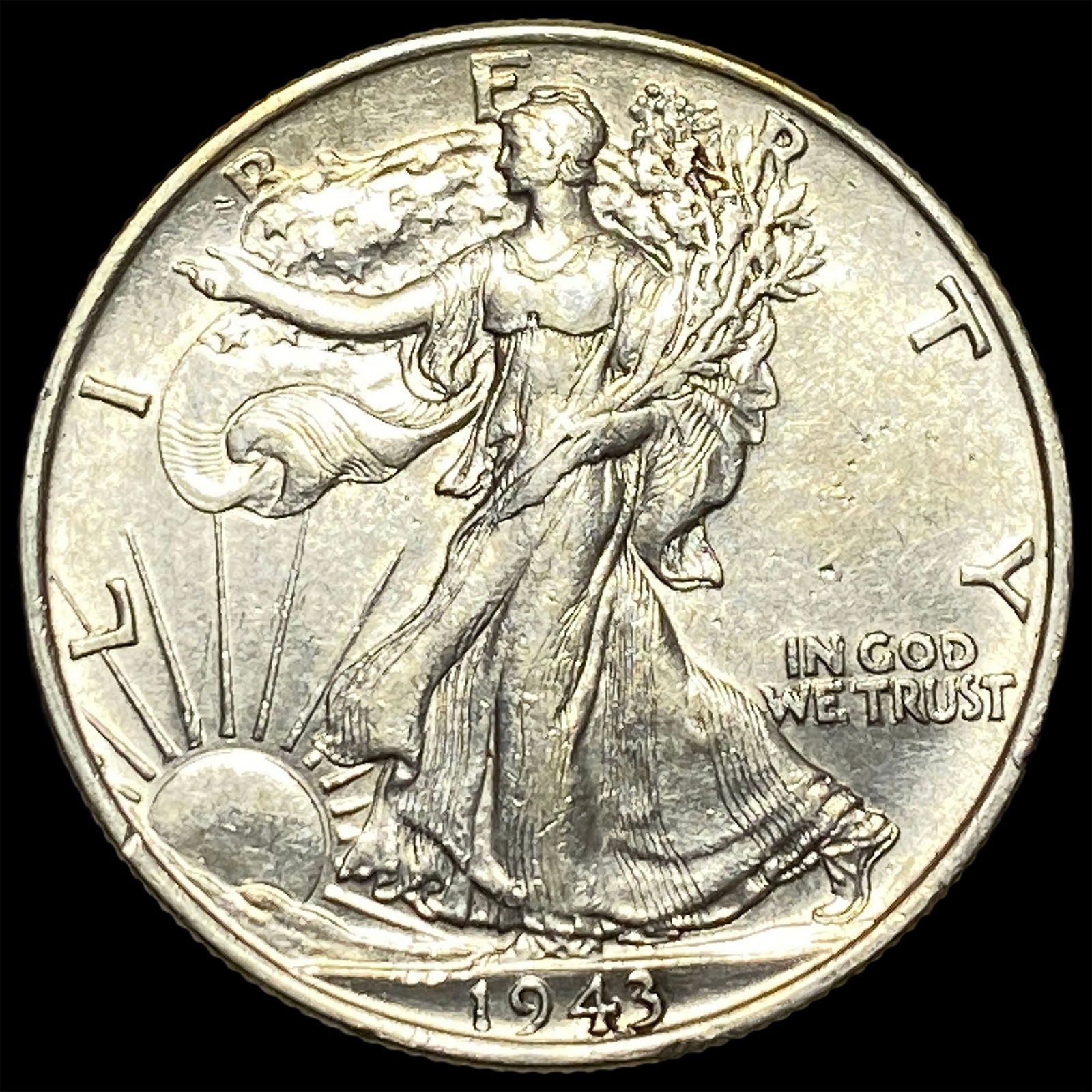 1943-S Silver Half Dollar UNCIRCULATED (1 of 2)