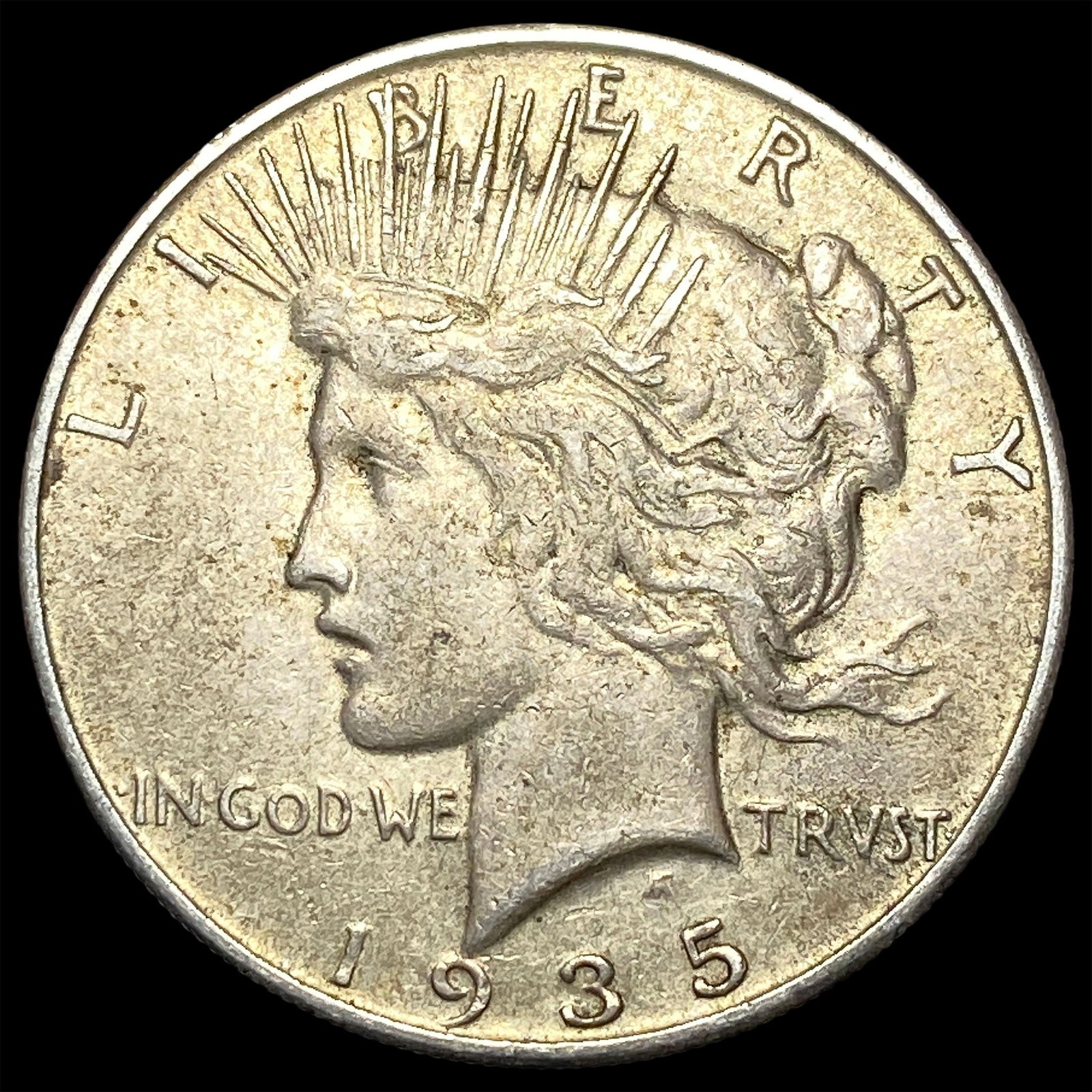 1935 Silver Peace Dollar NEARLY UNCIRCULATED: 1935 Silver Peace Dollar NEARLY UNCIRCULATED