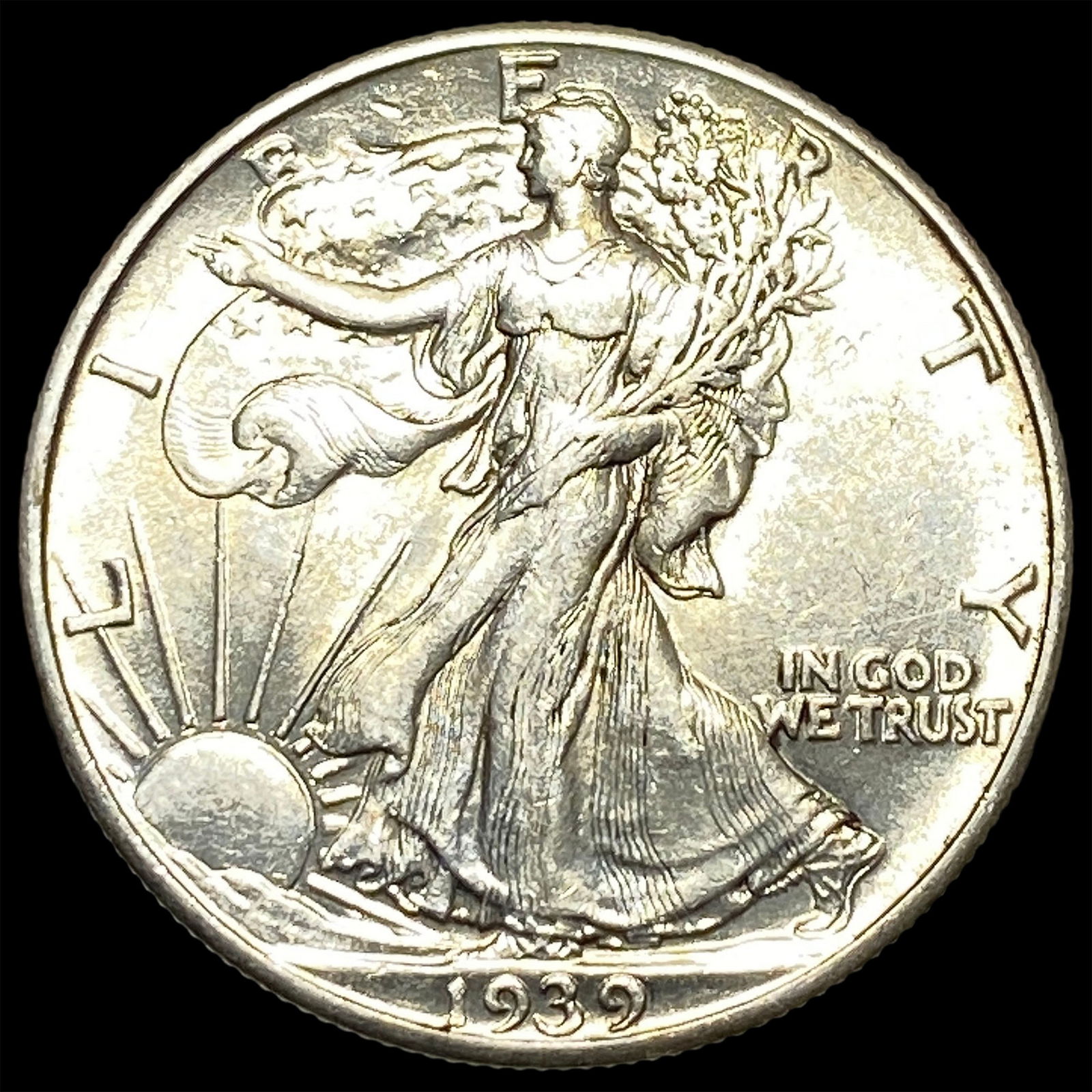 1939 Silver Half Dollar Walking Liberty UNCIRCULATED: 1939 Silver Half Dollar Walking Liberty UNCIRCULATED