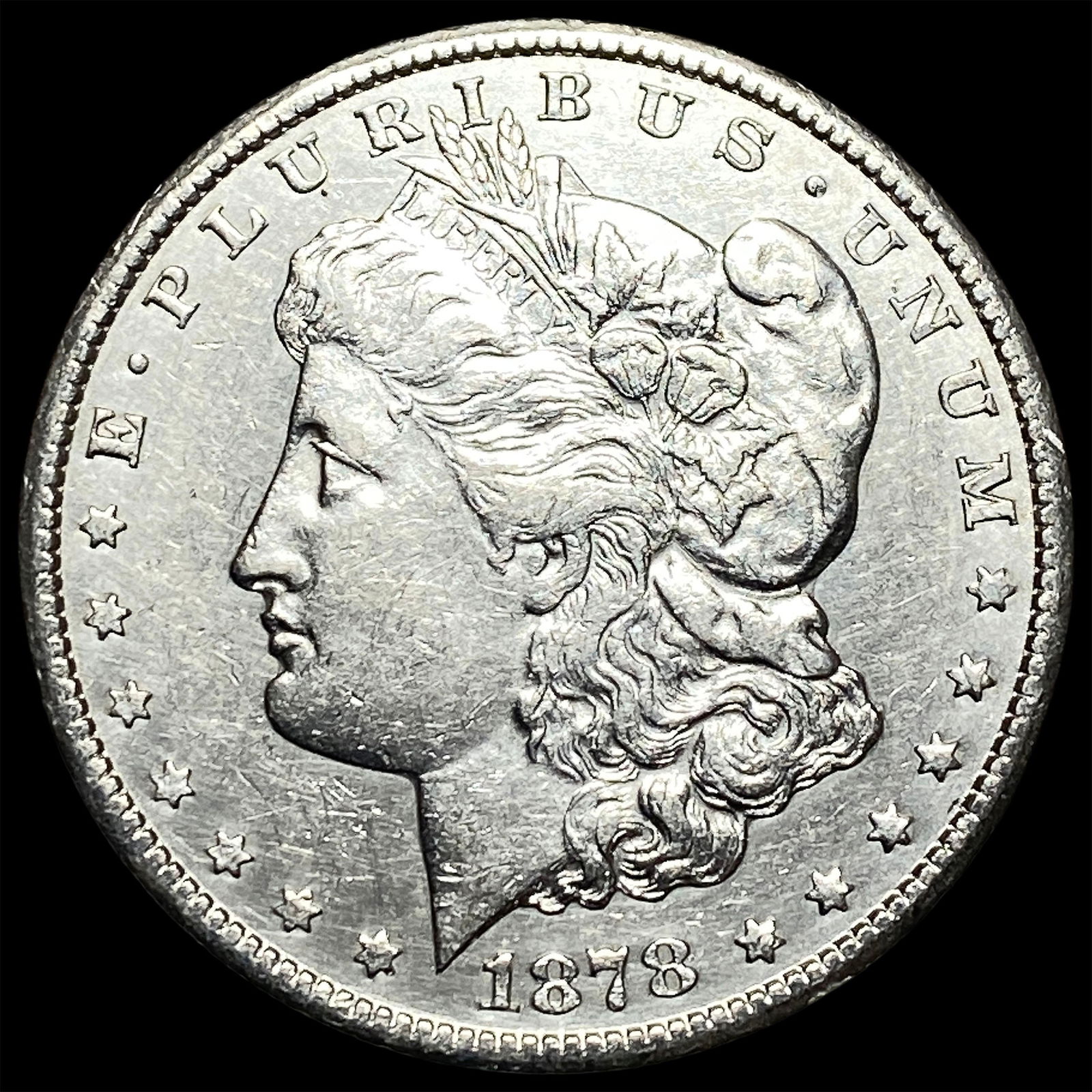 1878-S Silver Morgan Dollar CLOSELY UNCIRCULATED: 1878-S Silver Morgan Dollar CLOSELY UNCIRCULATED
