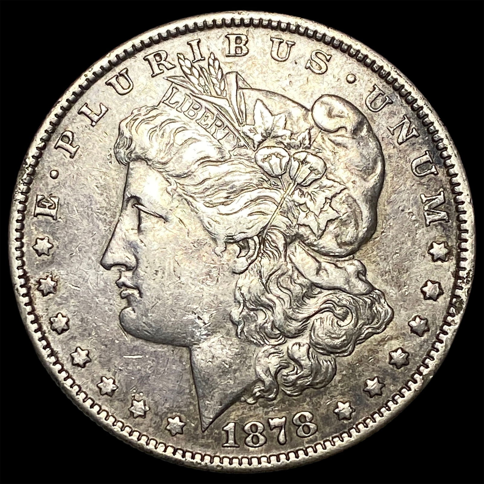 1878 Silver Morgan Dollar NEARLY UNCIRCULATED (1 of 2)