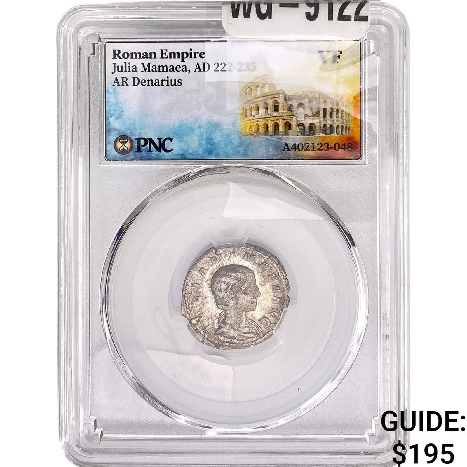 Roman Julia Mamaea, AD 222-235 AR Denarius PNC VF: Roman Julia Mamaea, AD 222-235 AR Denarius PNC VF