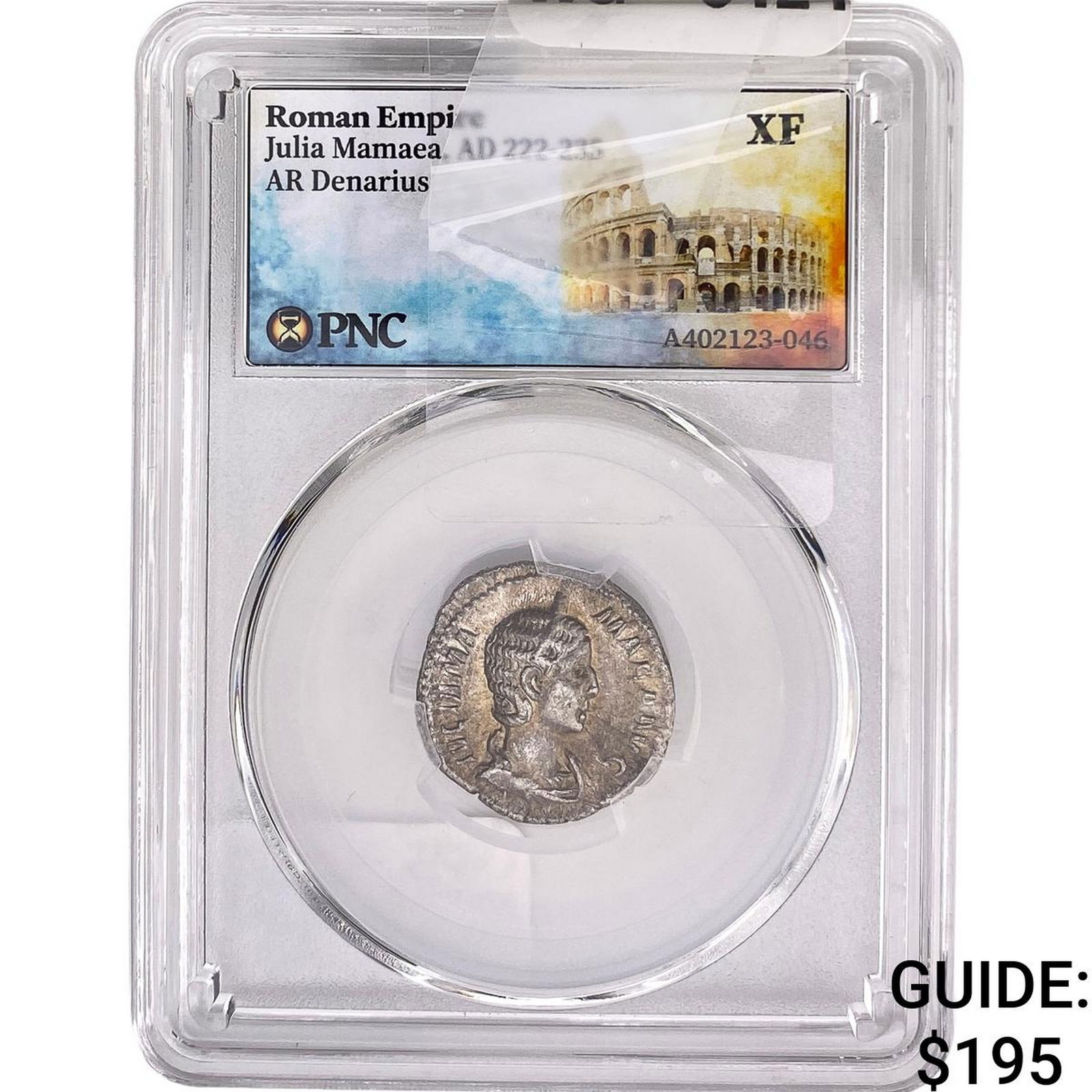 Roman Julia Mamaea, AD 222-235 AR Denarius PNC XF (1 of 2)