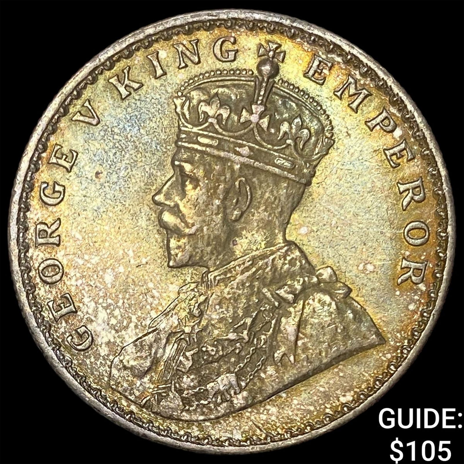 1920 British-India Silver Rupee UNCIRCULATED: 1920 British-India Silver Rupee UNCIRCULATED