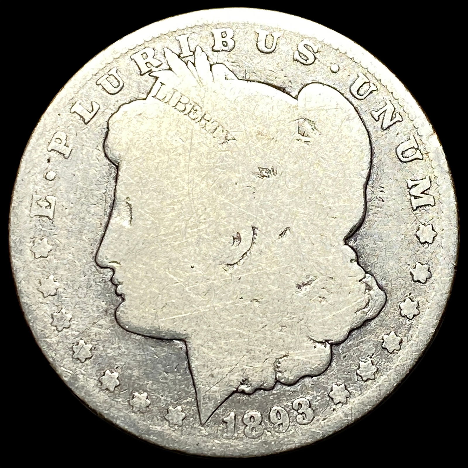 1893-O Silver Morgan Dollar NICELY CIRCULATED: 1893-O Silver Morgan Dollar NICELY CIRCULATED