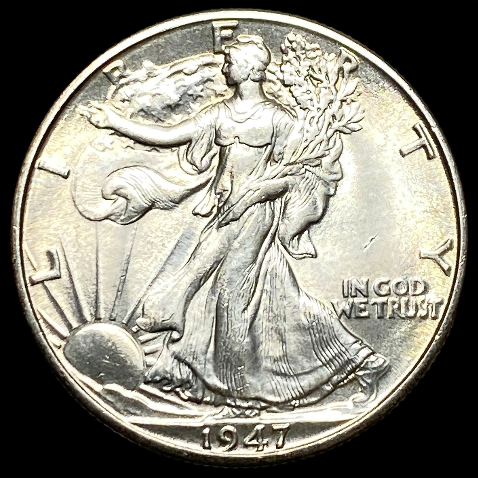 1947-D Silver Half Dollar UNCIRCULATED (1 of 2)
