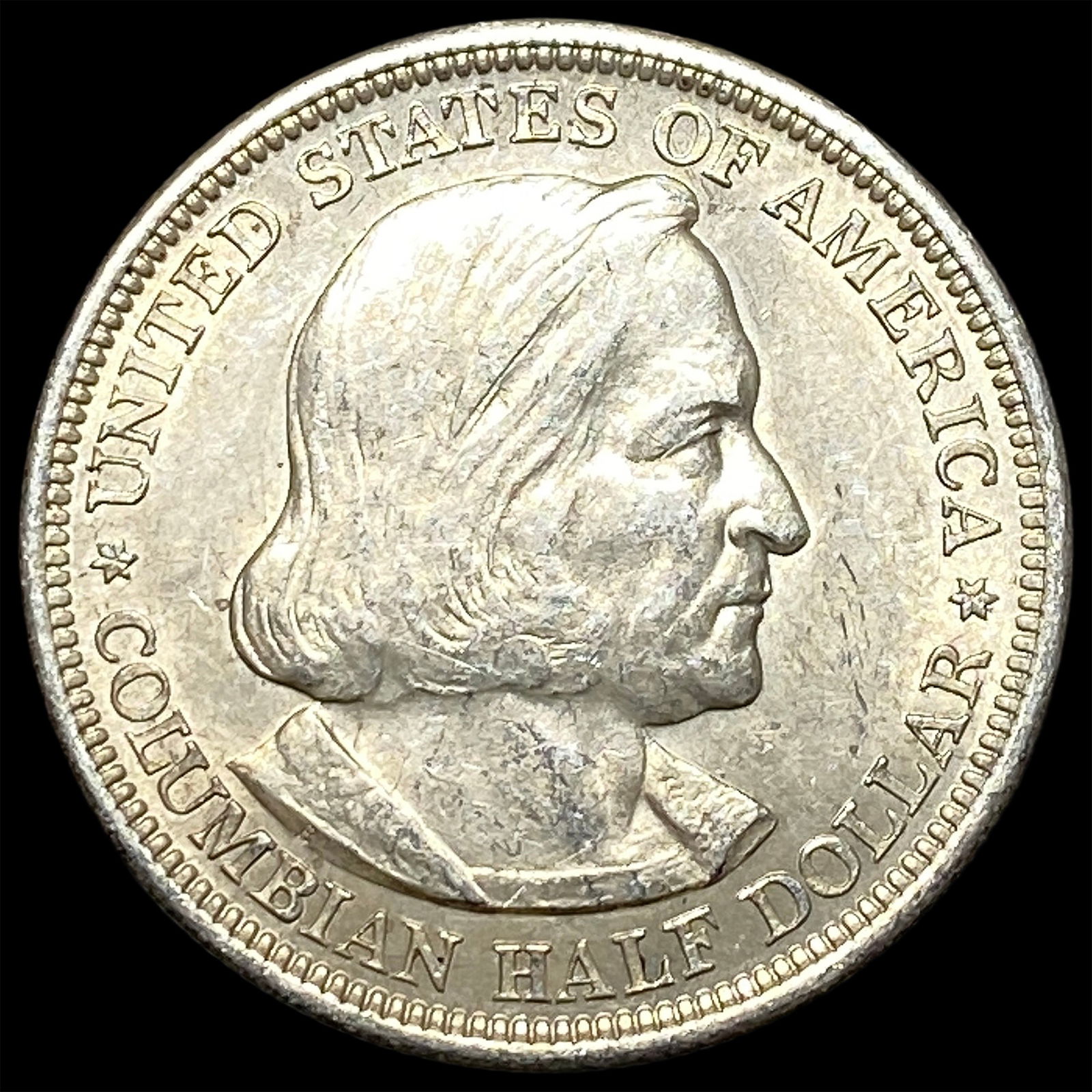 1893 Silver Columbian Half Dollar HIGH GRADE (1 of 2)