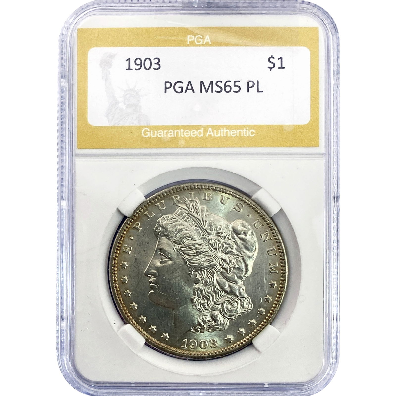 1903 Morgan Silver Dollar PGA MS65 PL: 1903 Morgan Silver Dollar PGA MS65 PL