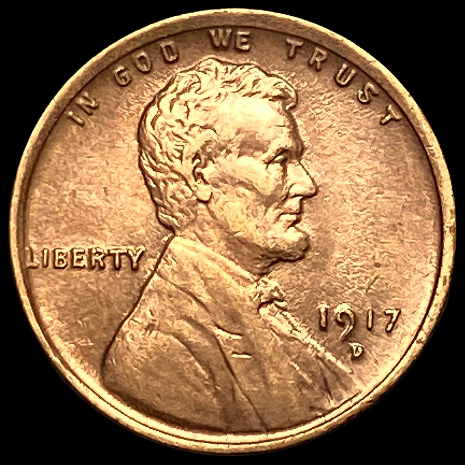 1917-D Lincoln Wheat Cent CLOSELY UNCIRCULATED (1 of 2)