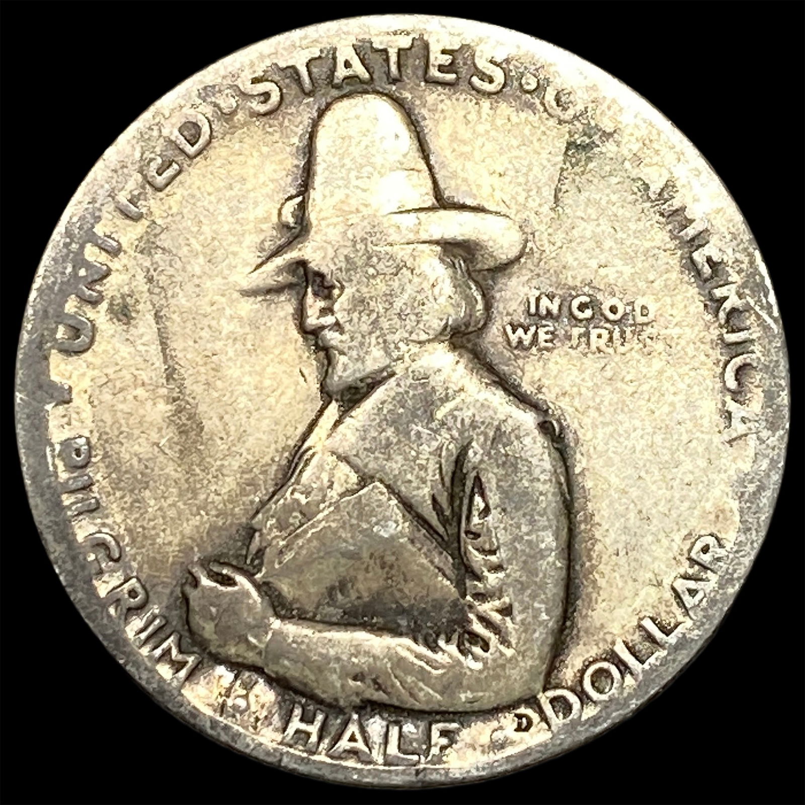 1920 Silver Pilgrim Tercentenary Half Dollar HIGH GRADE (1 of 2)