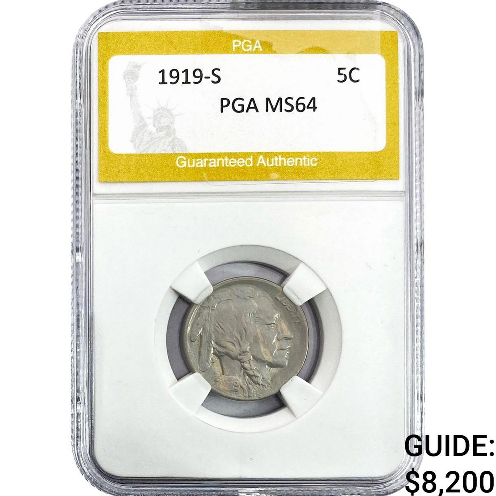 1919-S Buffalo Nickel PGA MS64 (1 of 2)