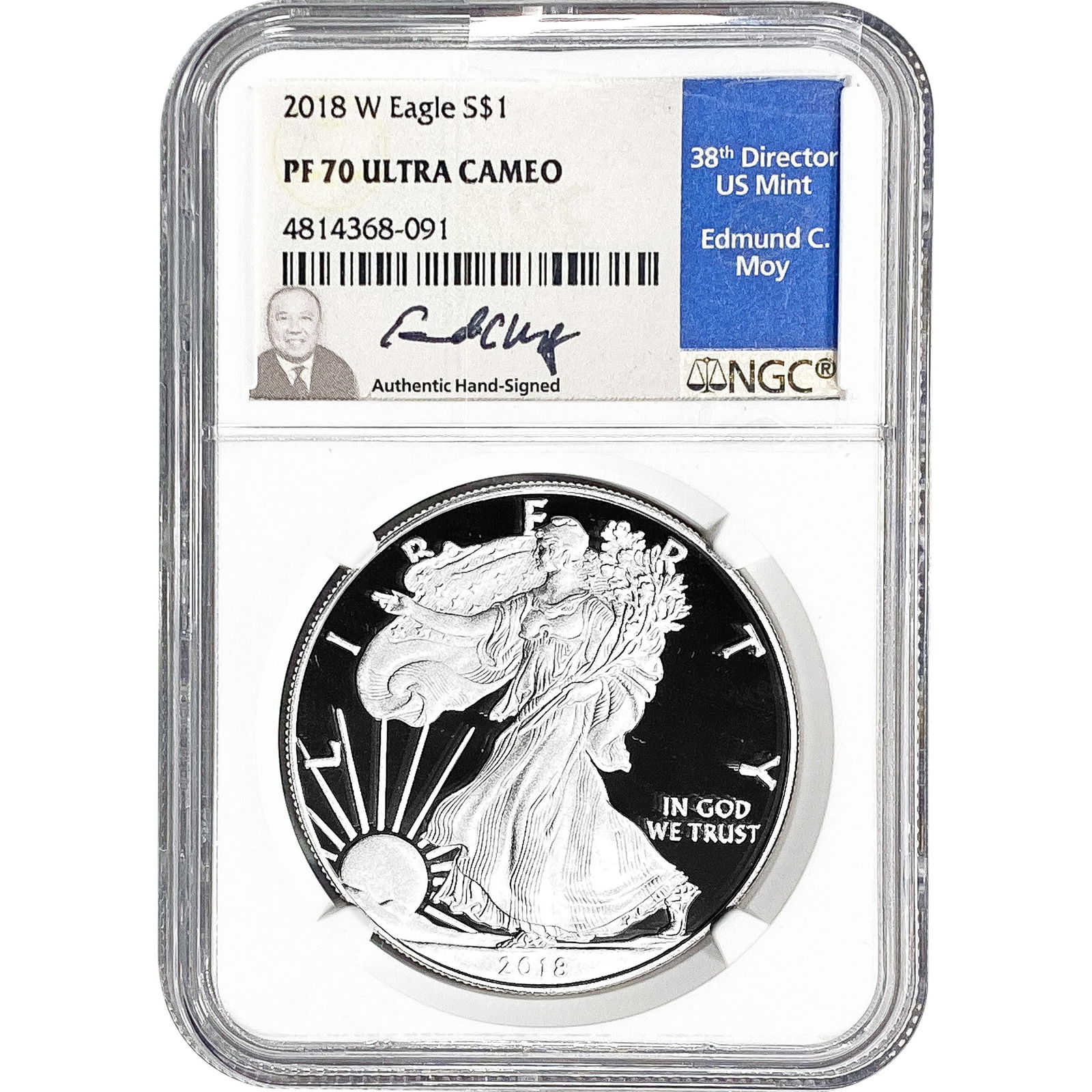 2018-W Silver Eagle NGC PF70 Ultra Cameo (1 of 2)