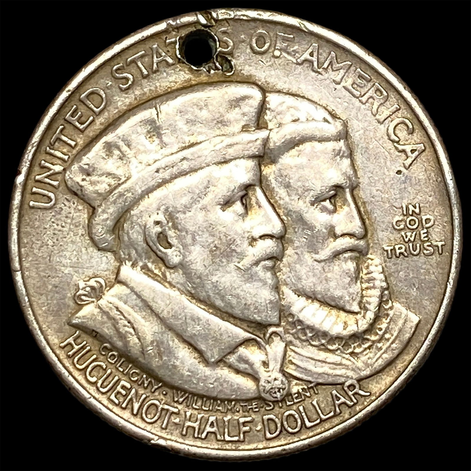 1924 Silver Huguenot-Walloon Half Dollar HIGH GRADE: 1924 Silver Huguenot-Walloon Half Dollar HIGH GRADE