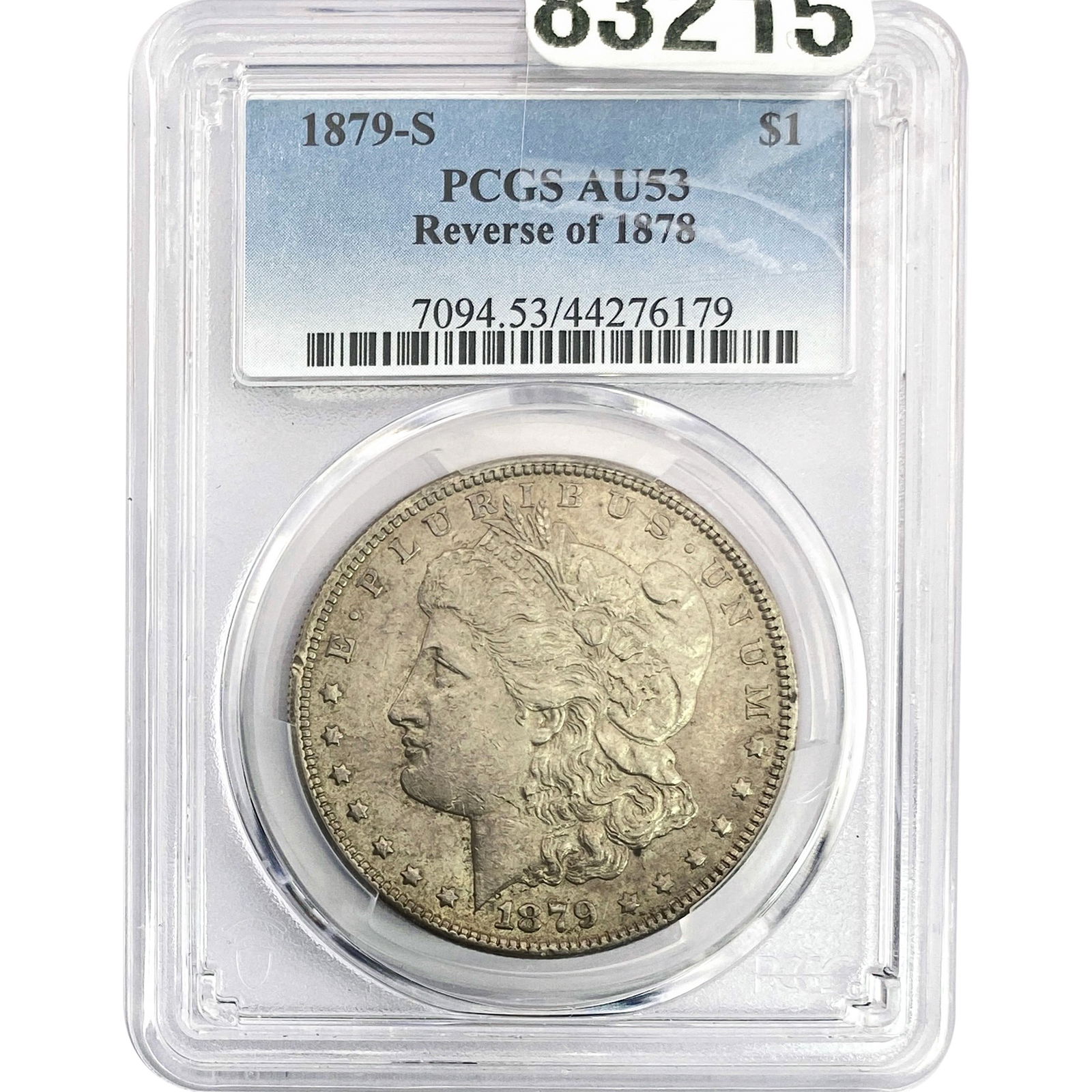 1879-S Rev. 1878 Morgan Silver Dollar OCGS AU53 (1 of 2)