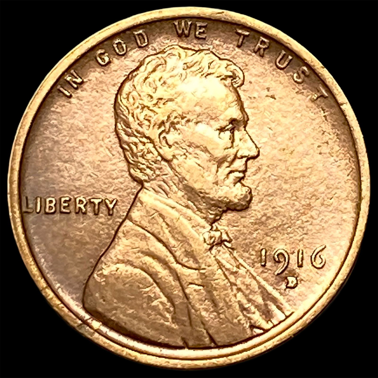 1916-D Lincoln Wheat Cent CLOSELY UNCIRCULATED (1 of 2)