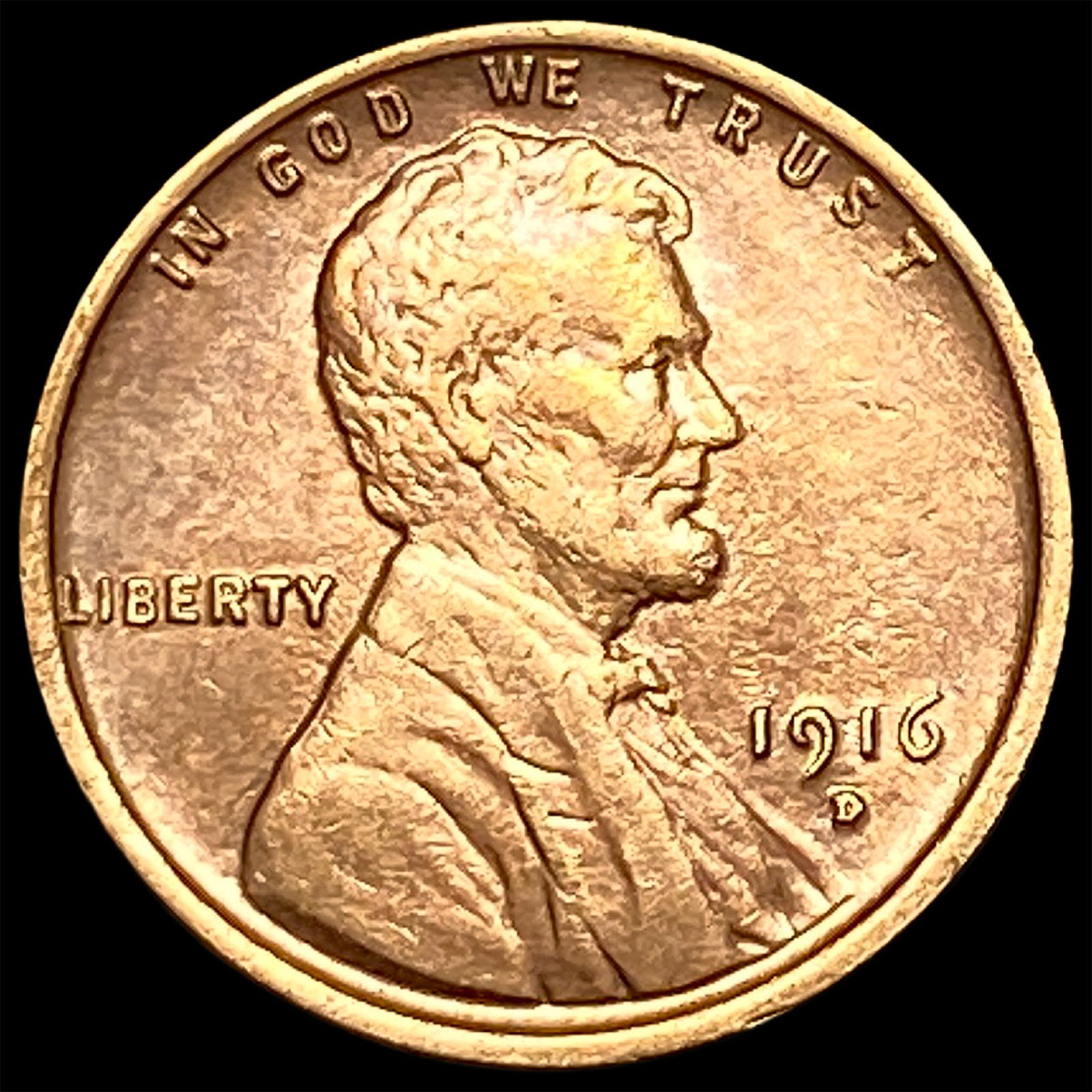 1916-D Lincoln Wheat Cent CLOSELY UNCIRCULATED (1 of 2)