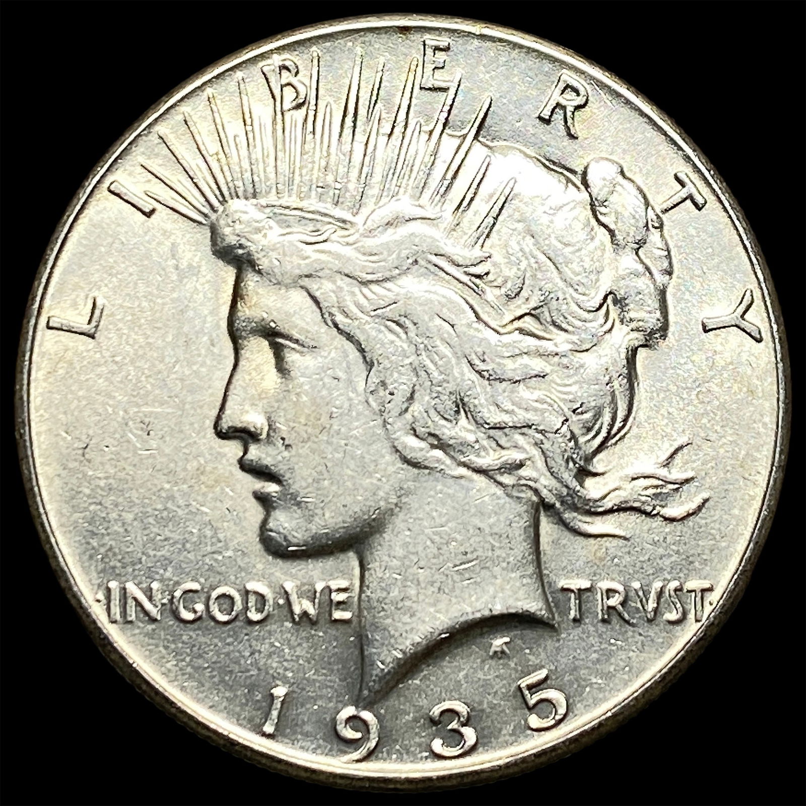 1935 Silver Peace Dollar CLOSELY UNCIRCULATED: 1935 Silver Peace Dollar CLOSELY UNCIRCULATED