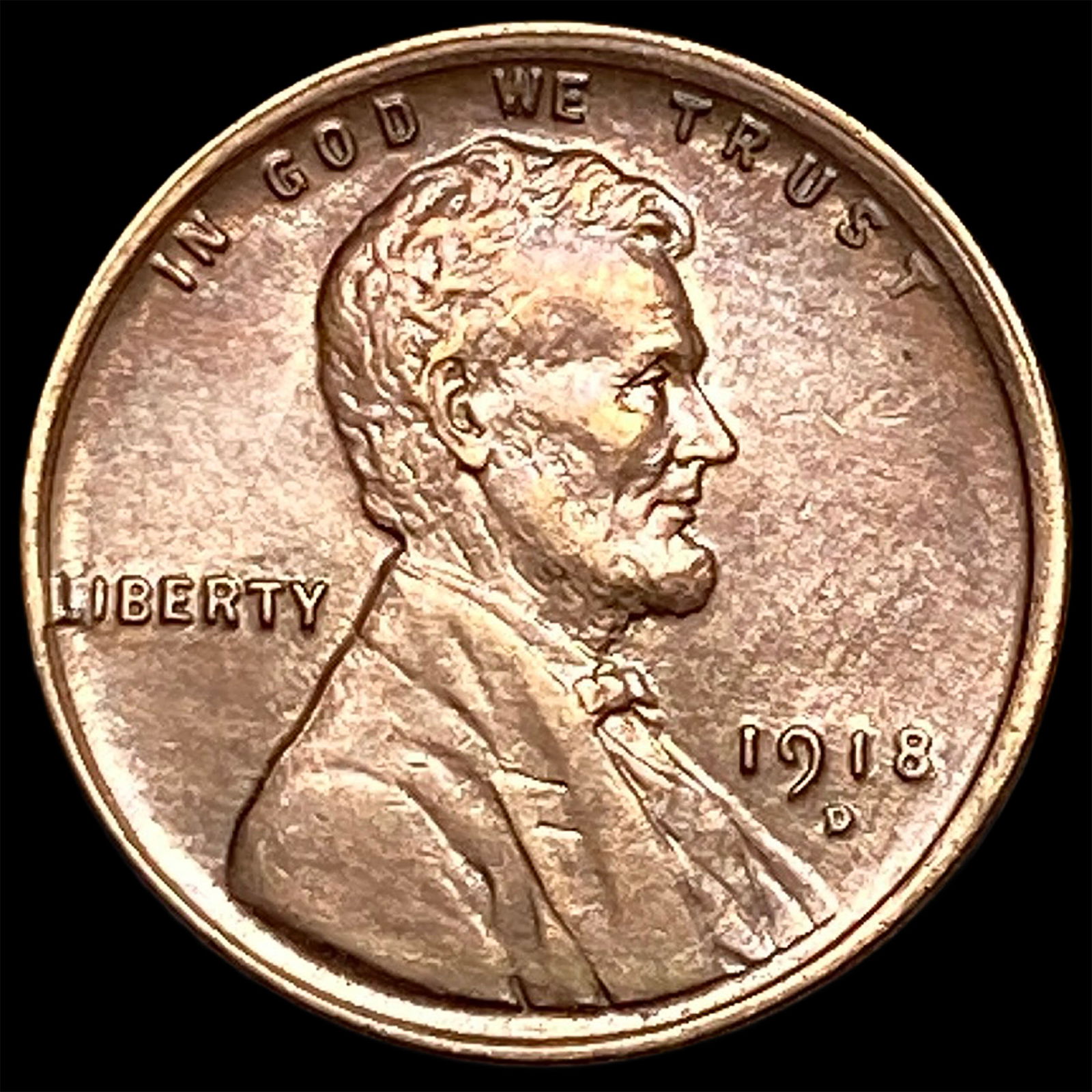 1918-D Lincoln Wheat Cent CLOSELY UNCIRCULATED (1 of 2)