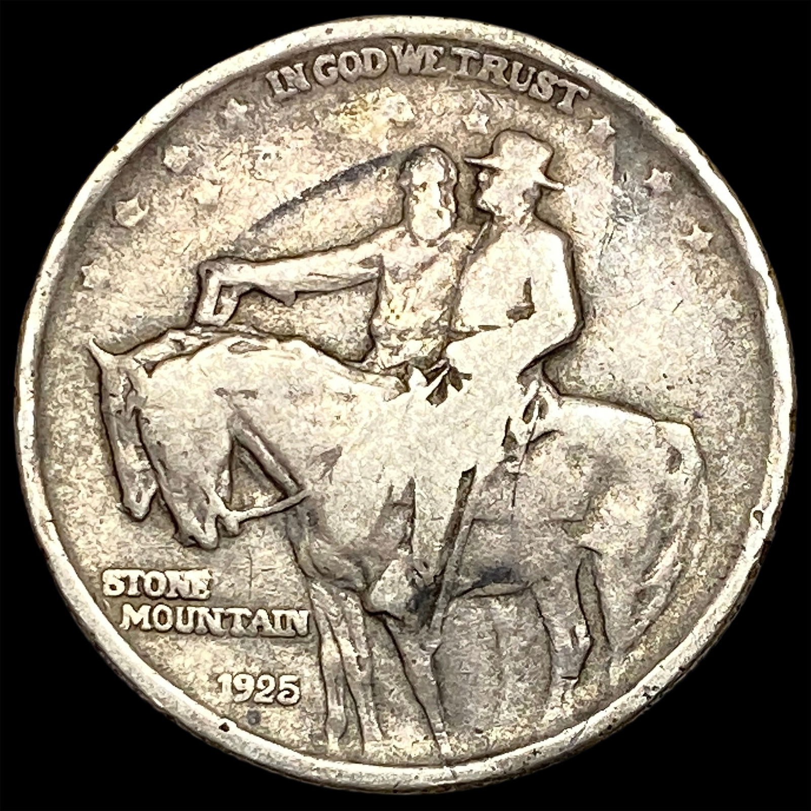 1925 Silver Stone Mountain Half Dollar HIGH GRADE (1 of 2)