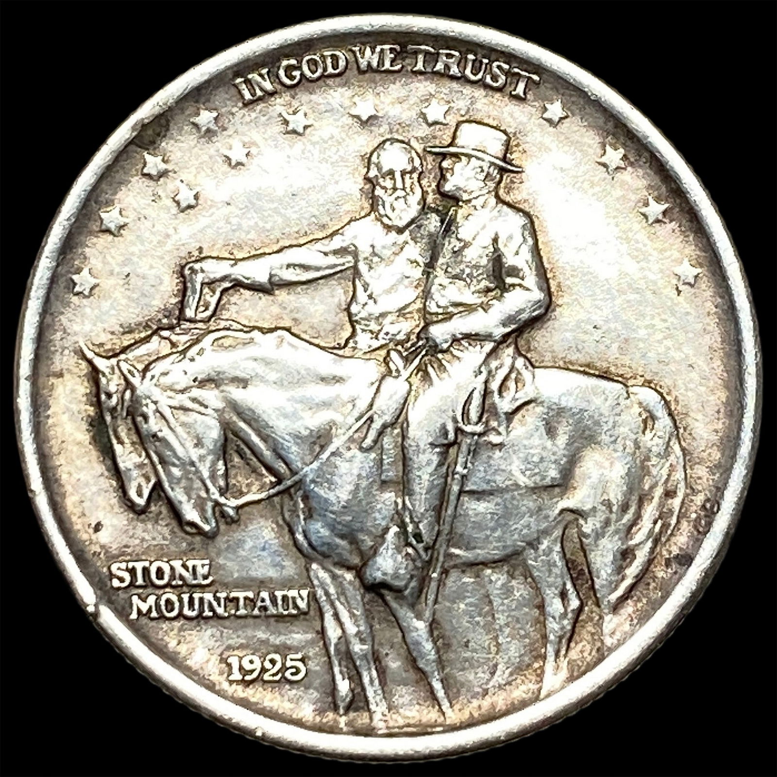 1925 Silver Stone Mountain Half Dollar HIGH GRADE (1 of 2)
