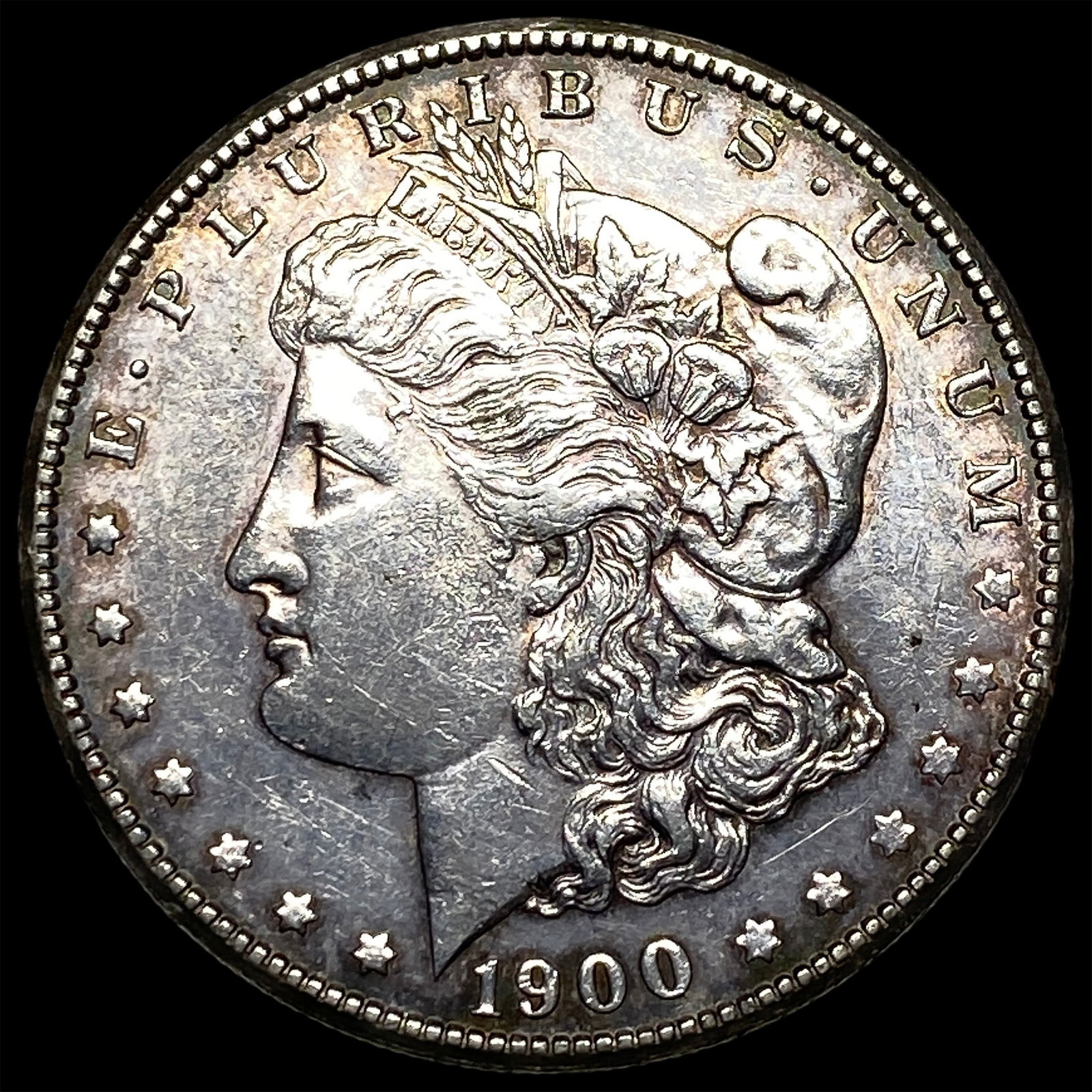1900-S Silver Morgan Dollar CHOICE AU: 1900-S Silver Morgan Dollar CHOICE AU