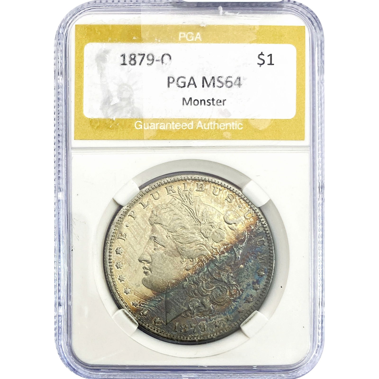 1879-O Morgan Silver Dollar PGA MS64 Monster: 1879-O Morgan Silver Dollar PGA MS64 Monster
