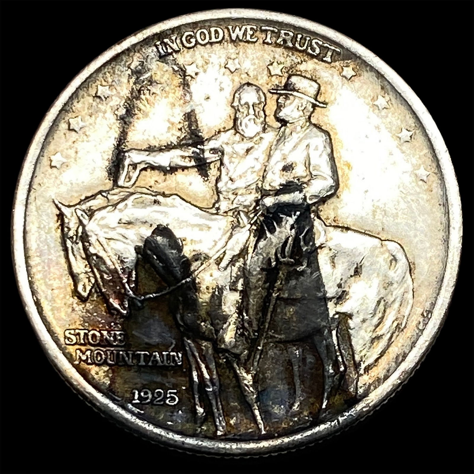1925 Silver Stone Mountain Half Dollar HIGH GRADE (1 of 2)