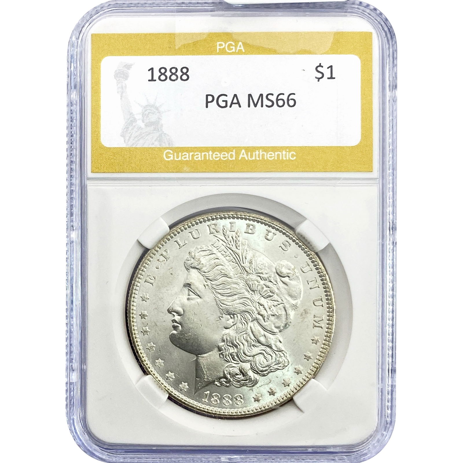 1888 Morgan Silver Dollar PGA MS66: 1888 Morgan Silver Dollar PGA MS66
