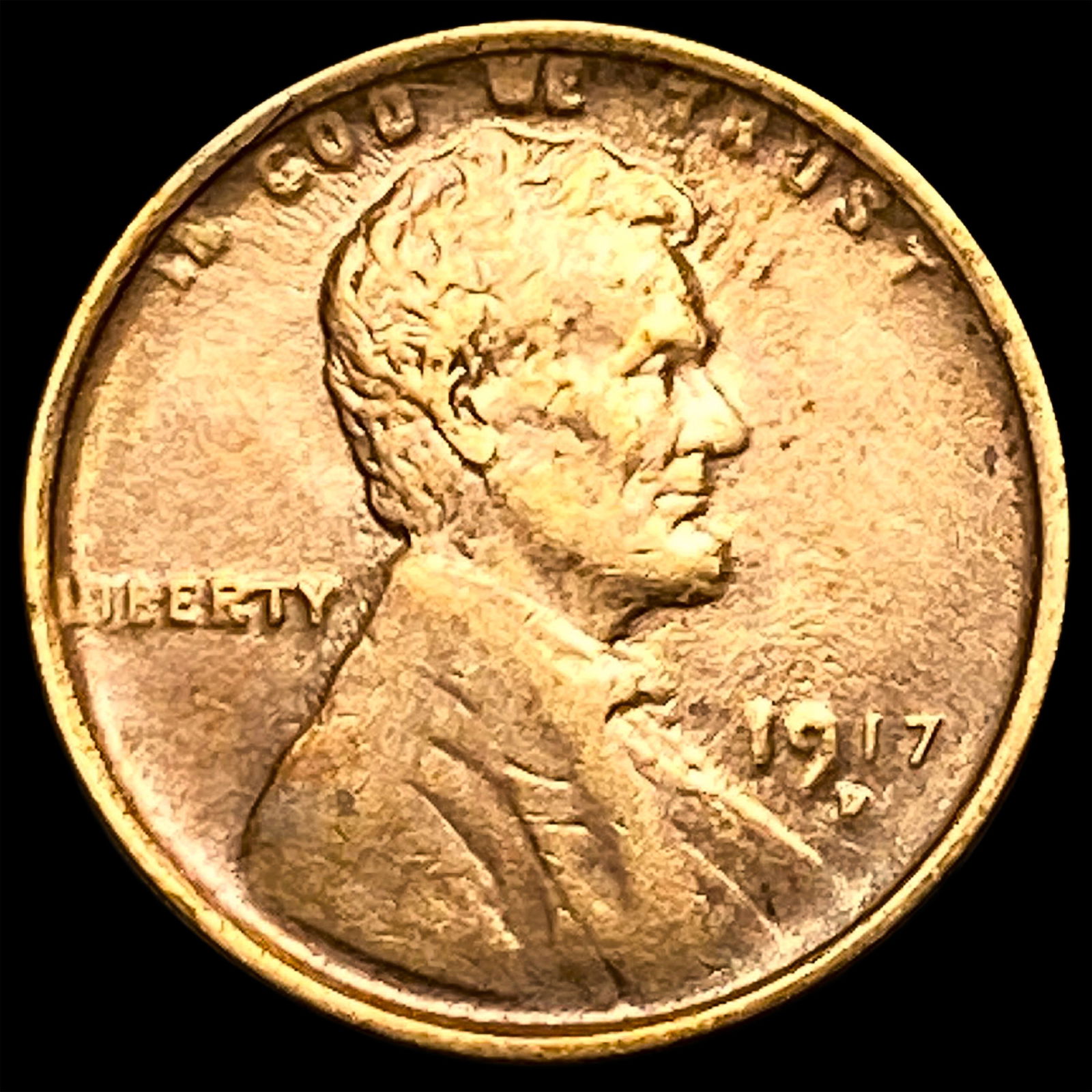 1917-D Lincoln Wheat Cent CLOSELY UNCIRCULATED (1 of 2)