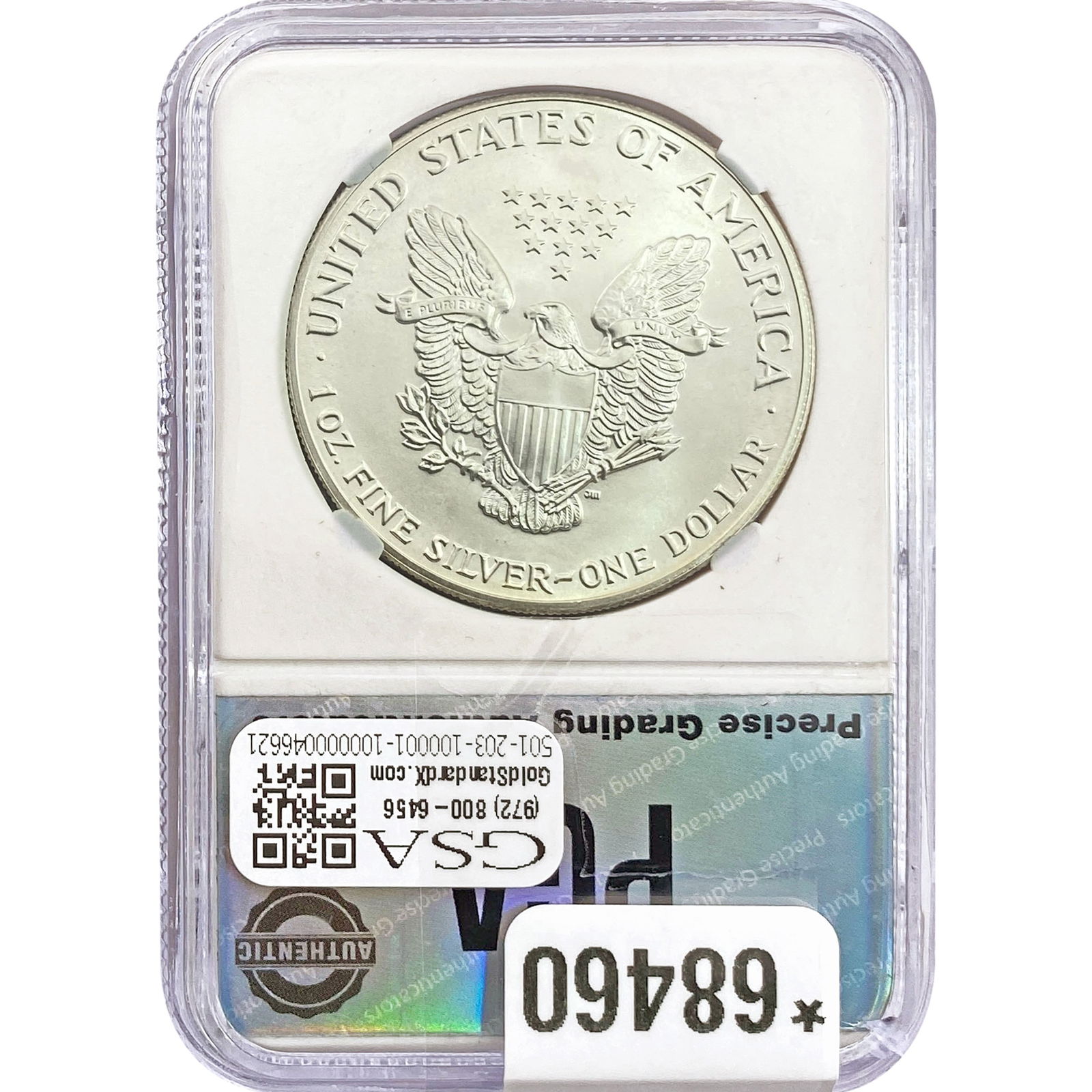 1986 Silver Eagle PGA MS69 - 2