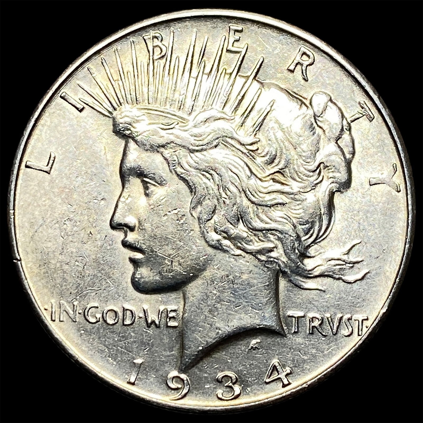 1934-D Silver Peace Dollar CLOSELY UNCIRCULATED: 1934-D Silver Peace Dollar CLOSELY UNCIRCULATED