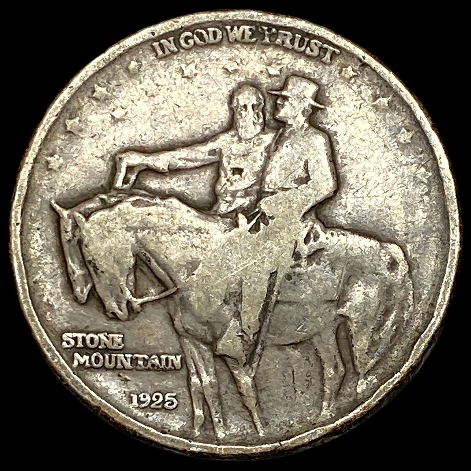 1925 Silver Stone Mountain Half Dollar HIGH GRADE (1 of 2)