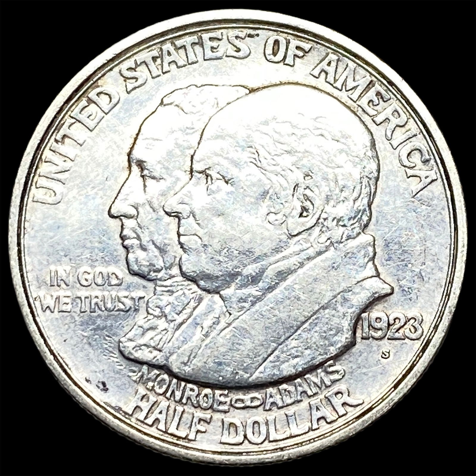 1923-S Silver Monroe Doctrine Half Dollar HIGH GRADE (1 of 2)