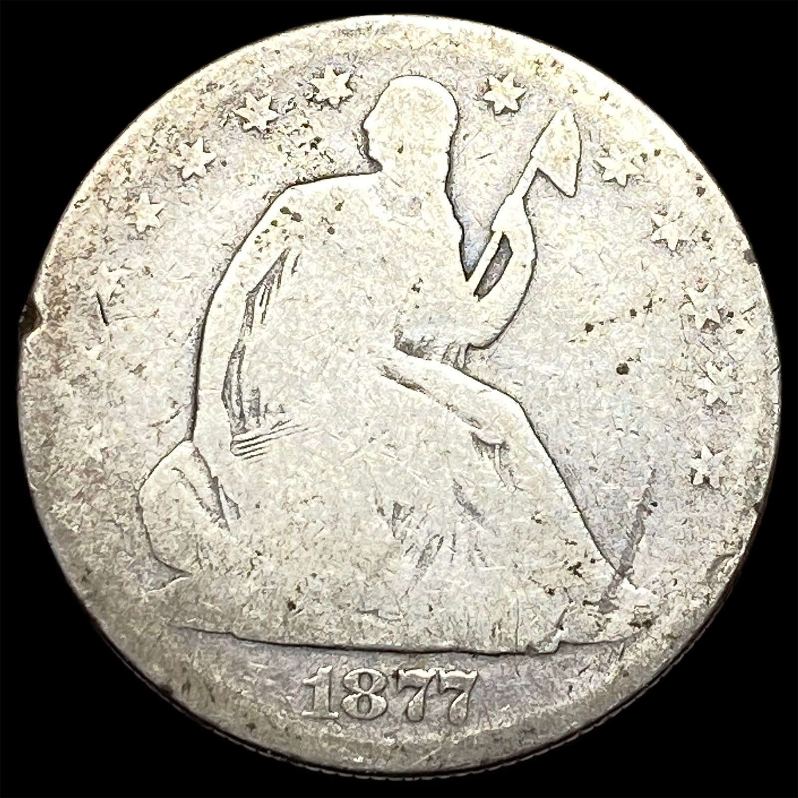 1877 Seated Liberty Half Dollar HIGH GRADE (1 of 2)