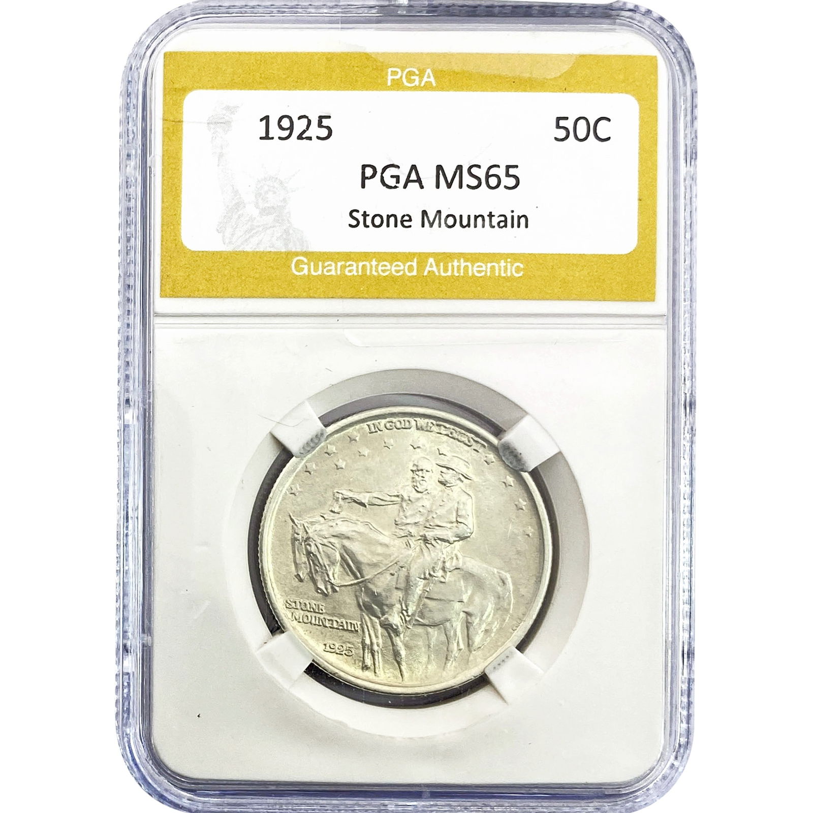 1925 Stone Mountain Half Dollar PGA MS65 (1 of 2)