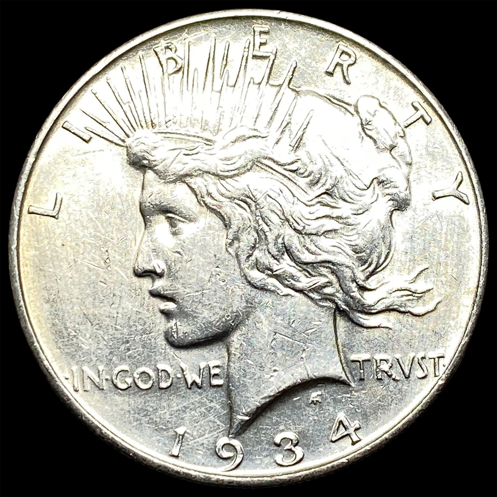 1934 Peace Silver Dollar CLOSELY UNCIRCULATED (1 of 2)