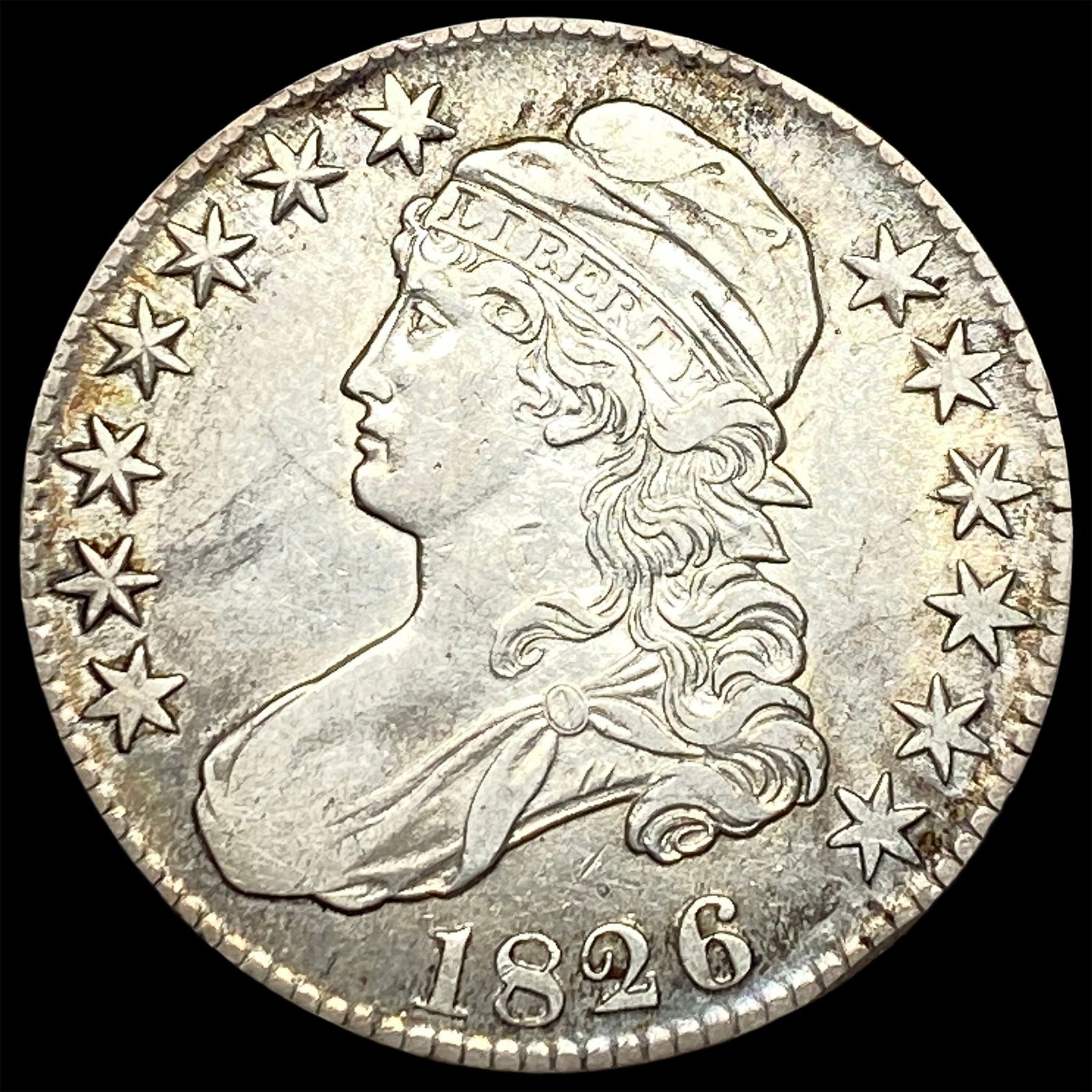 1826 Capped Bust Half Dollar NEARLY UNCIRCULATED (1 of 2)