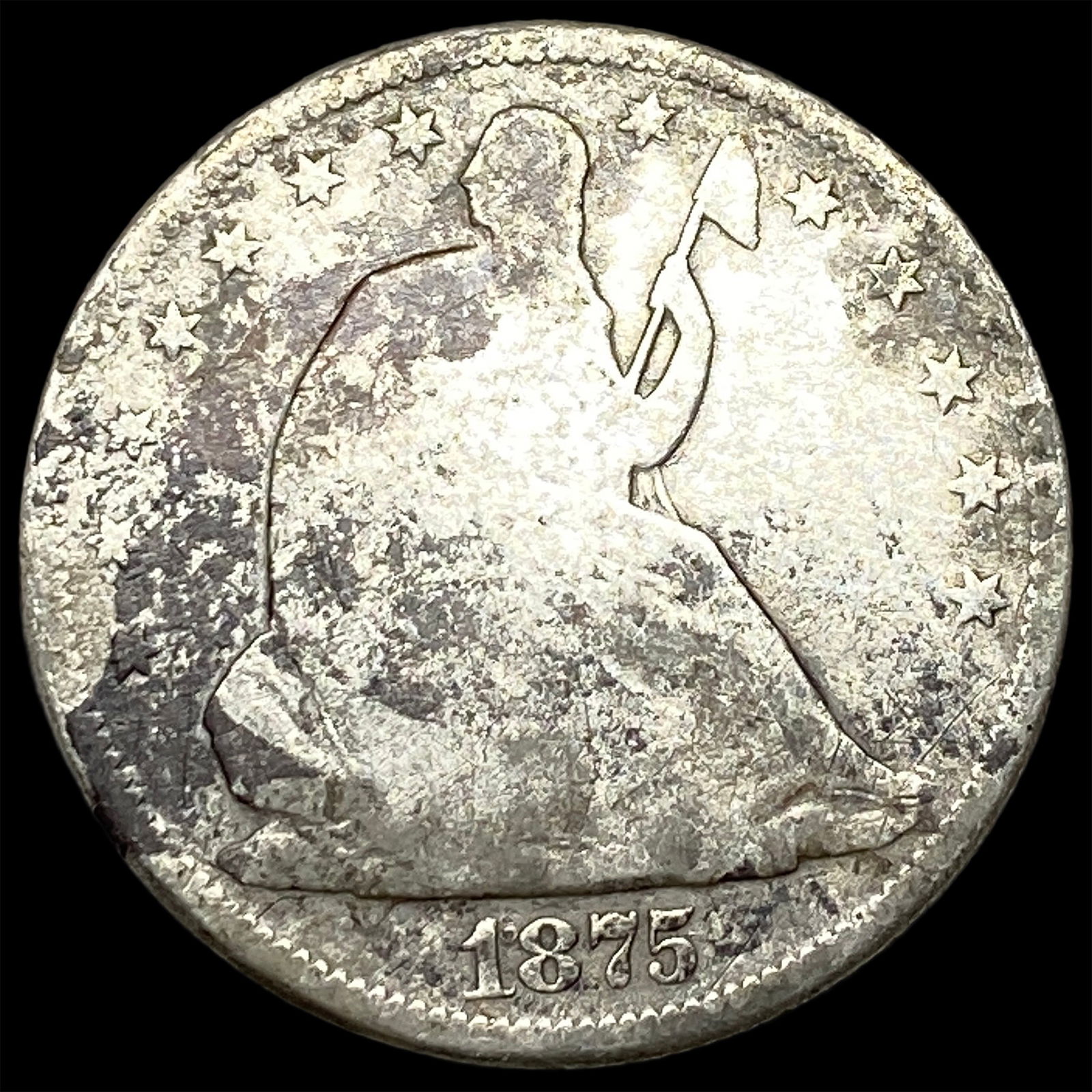 1875 Seated Liberty Half Dollar HIGH GRADE (1 of 2)