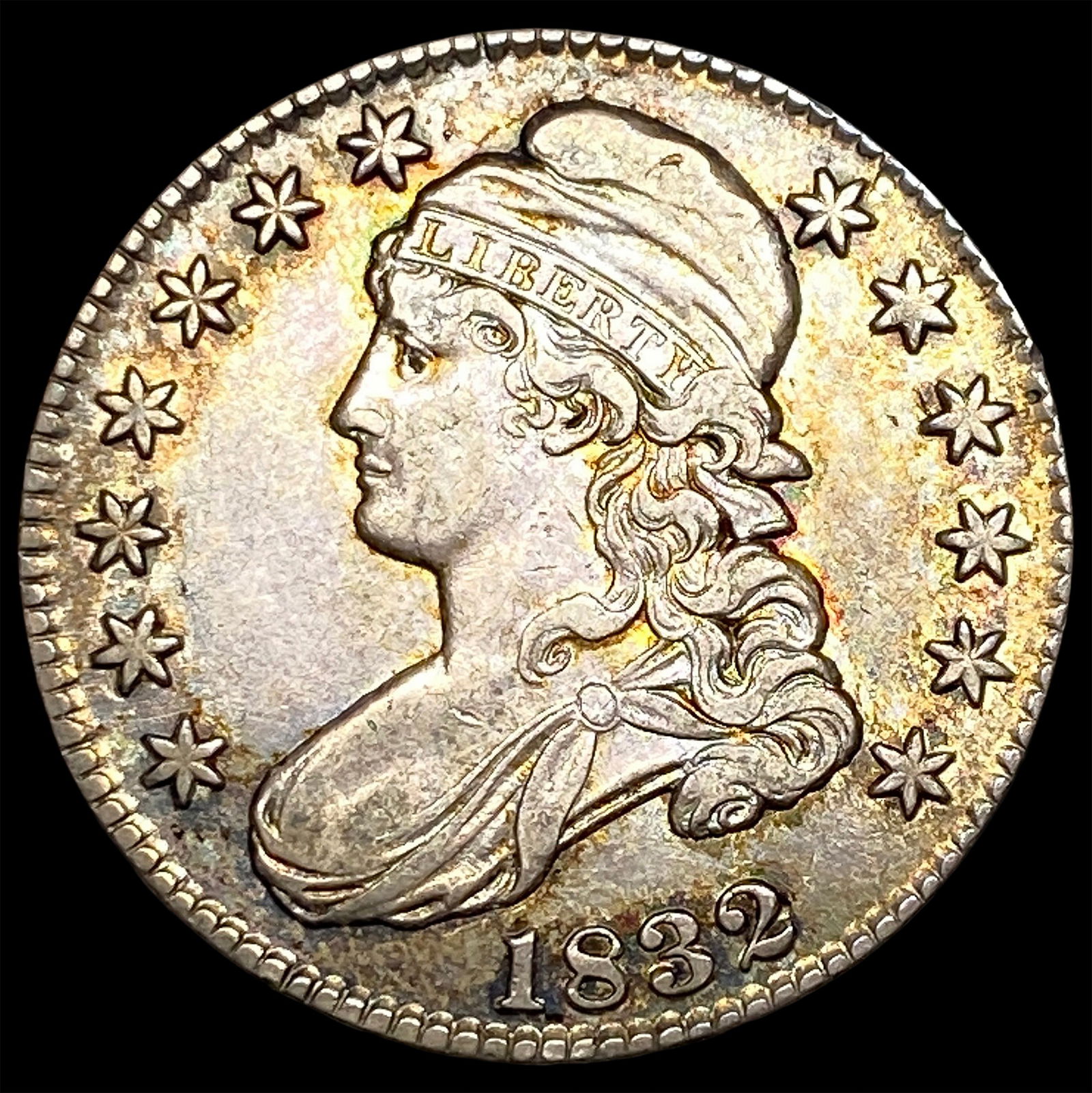 1832 Capped Bust Half Dollar NEARLY UNCIRCULATED (1 of 2)